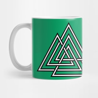 Valknut Knot Old Symbol Of Interlaced Triangles 1 Mug